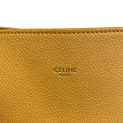 Celine Tote Cabas Phantom Small with Belt Orange Brown — view 9