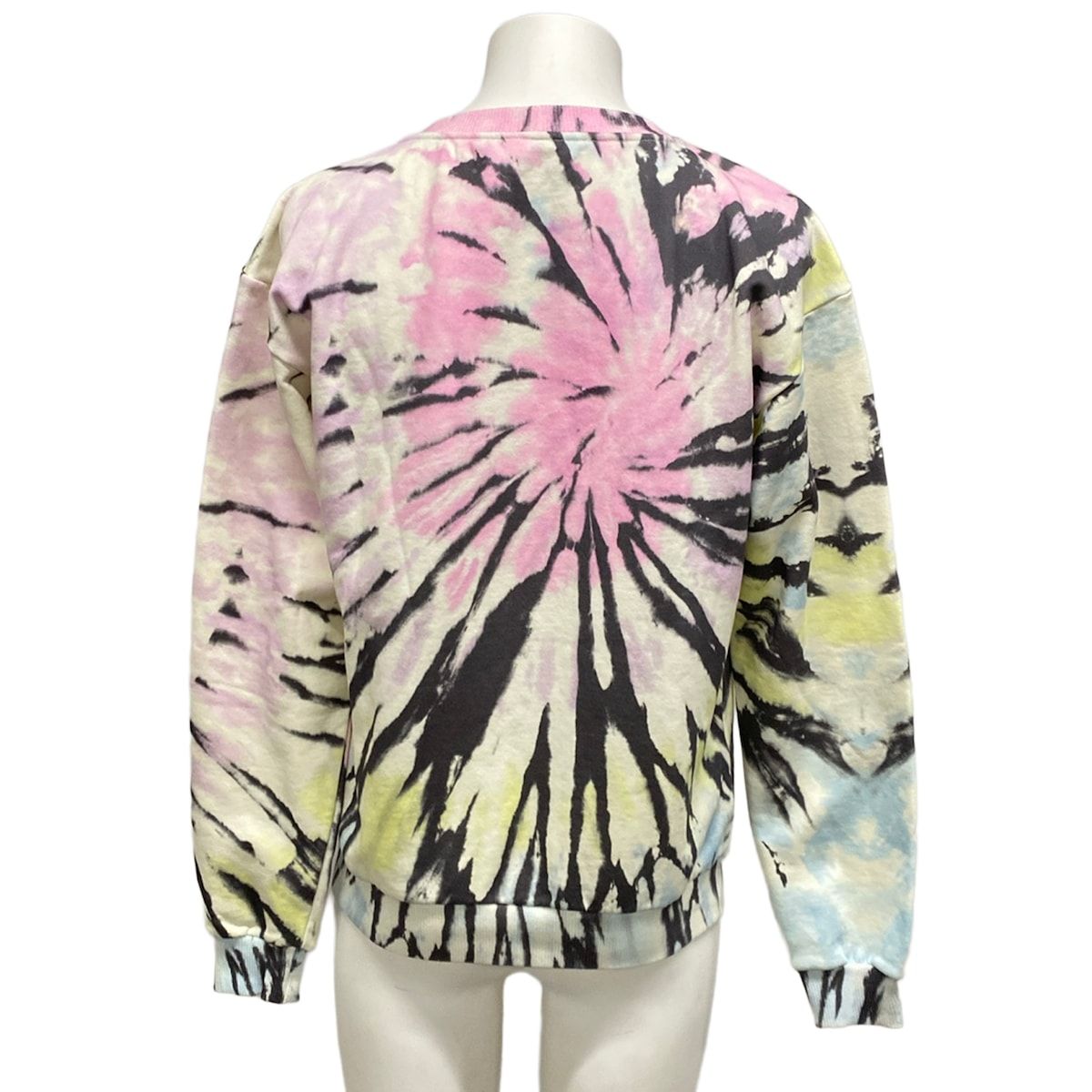 Celine Sweatshirt XS Pink Yellow Multi Cotton — view 2