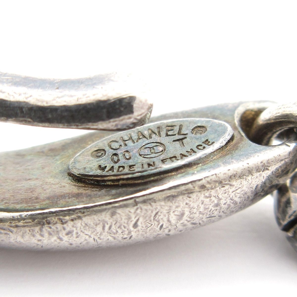Chanel Choker Silver Gold CC Logo Necklace — view 5