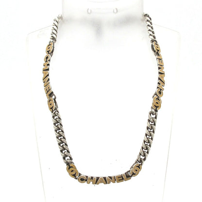 Chanel Choker Silver Gold CC Logo Necklace — view 2