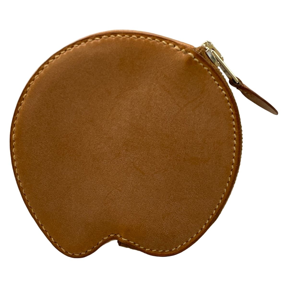 Hermes Coin Case Animal Brown Bear Leather — view 2
