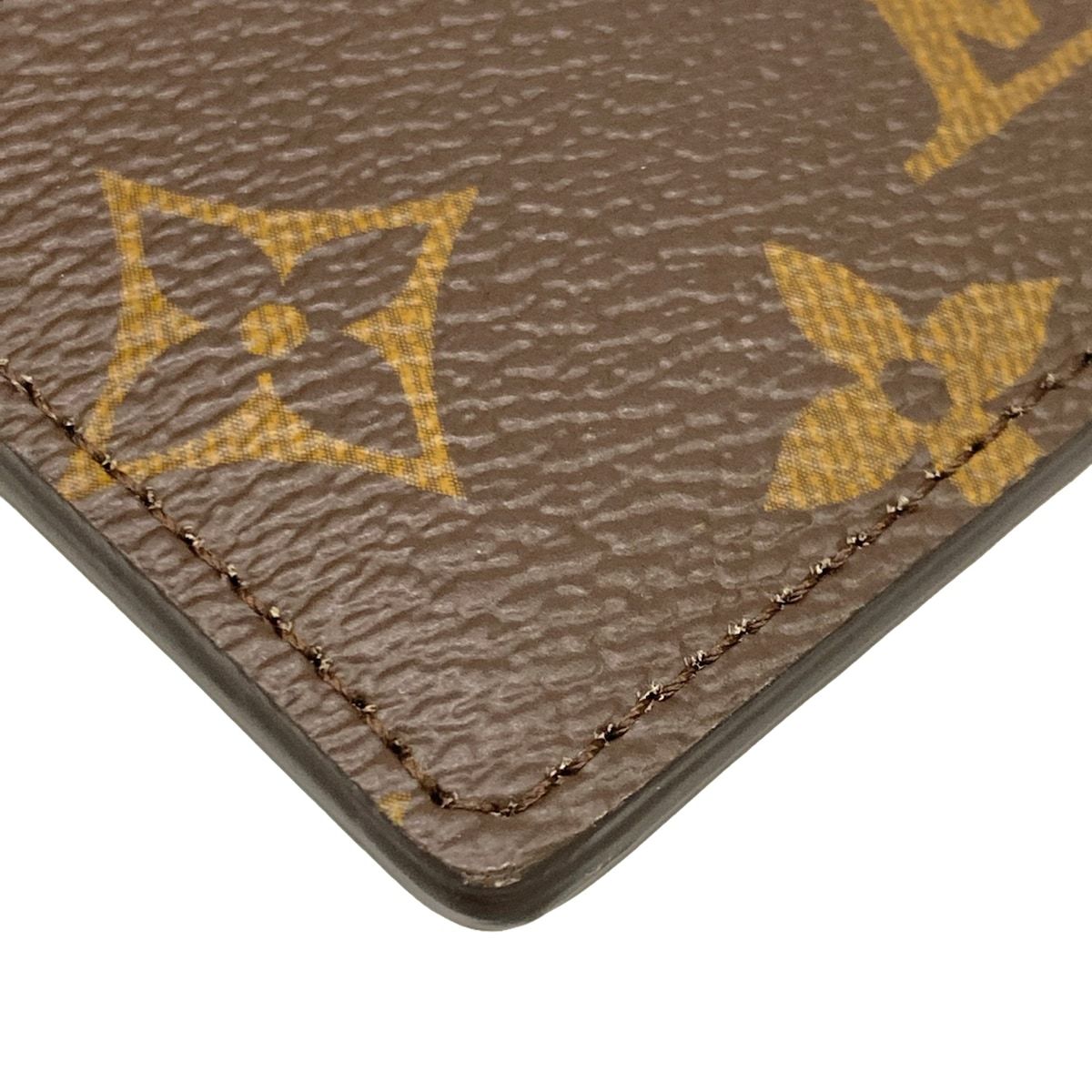 Louis Vuitton Card Case Monogram Holder LV Charm Rose Ballerine Leather Cowhide — view 5