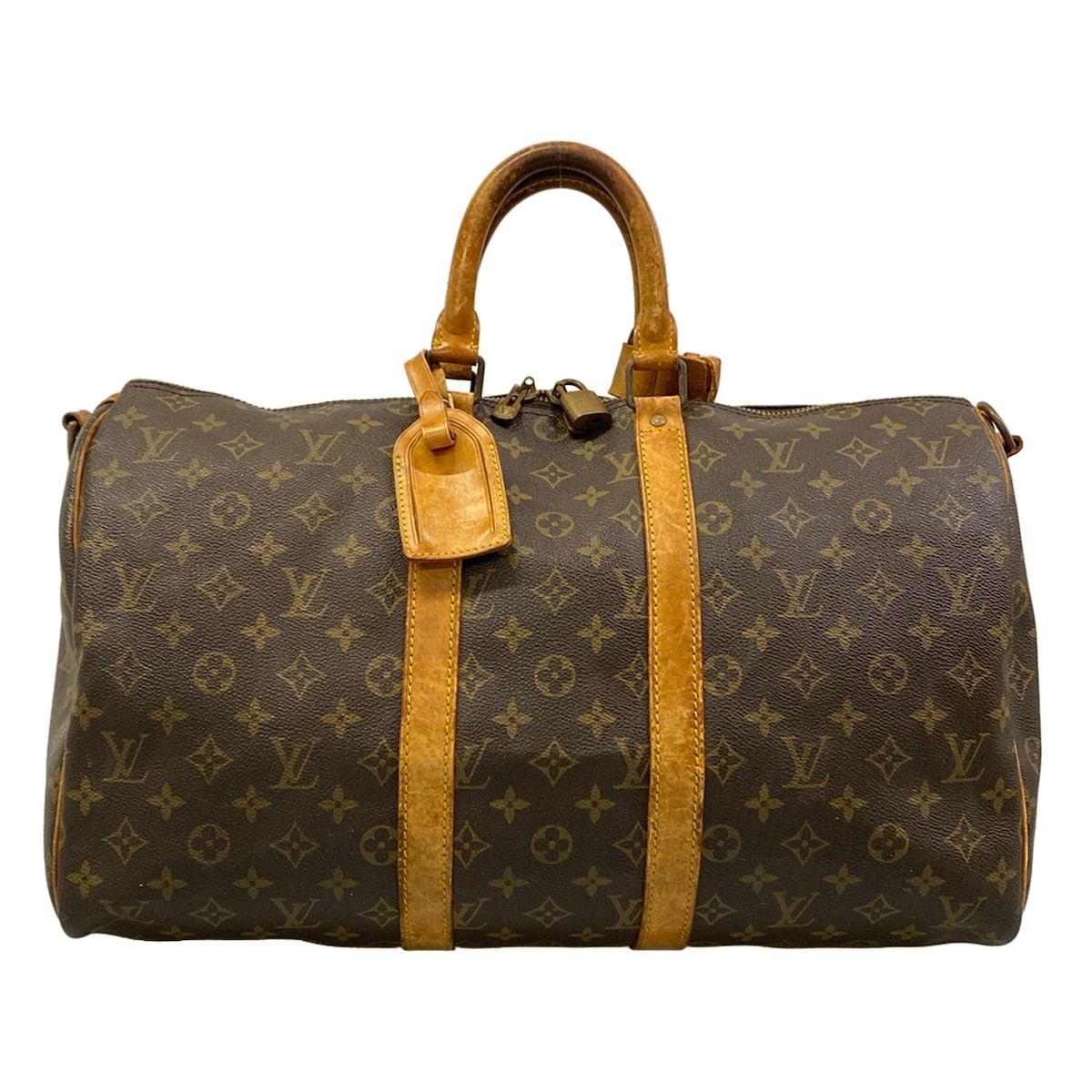 Louis Vuitton Boston Bag Monogram Keepall Bandouliere 45