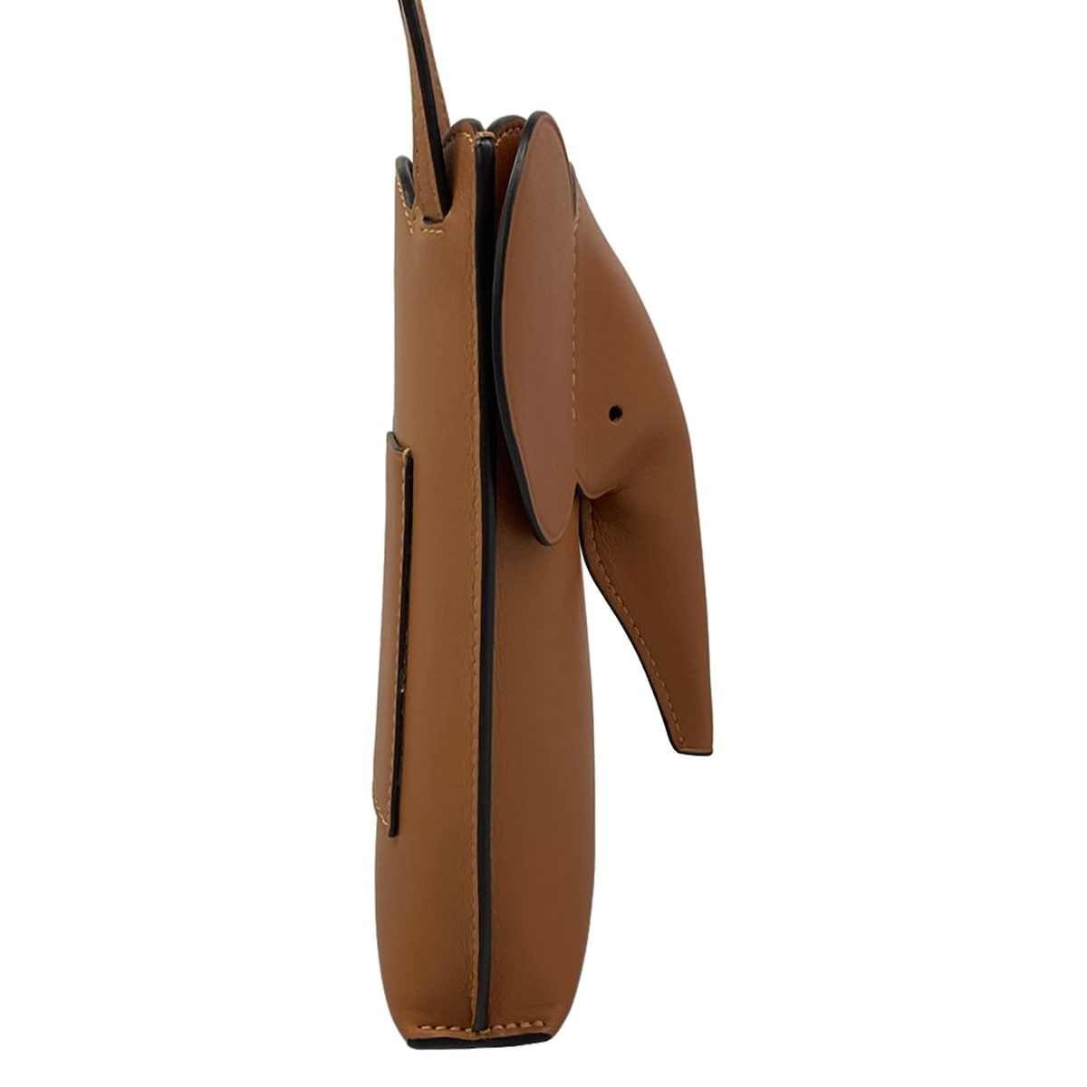 Loewe Shoulder Bag Elephant Pocket Tan Smartphone — view 2