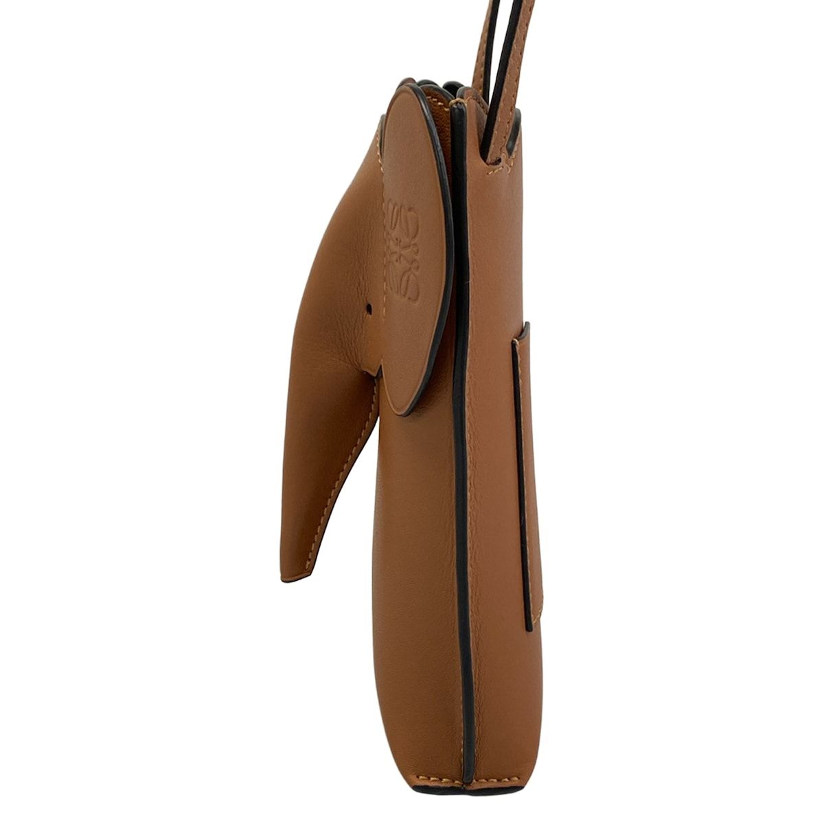 Loewe Shoulder Bag Elephant Pocket Tan Smartphone — view 4