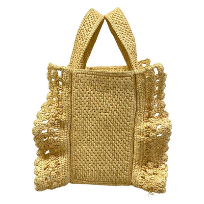 Loewe Tote Font Small Natural Ruffle — view 2