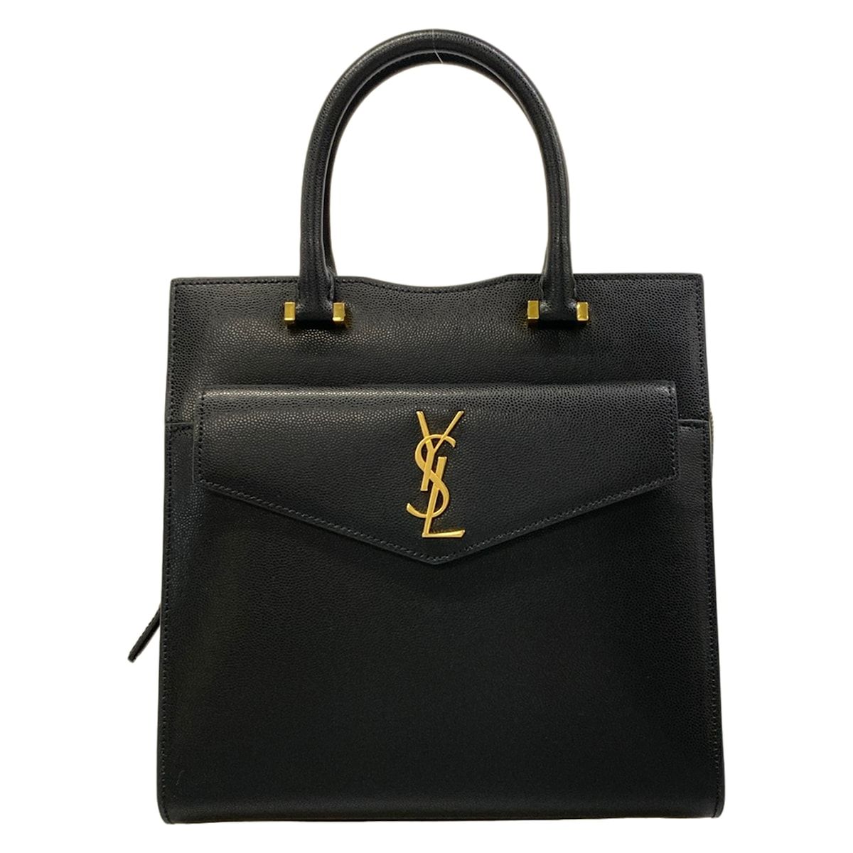 Saint Laurent Paris Handbag Uptown Small 0619 Black Leather