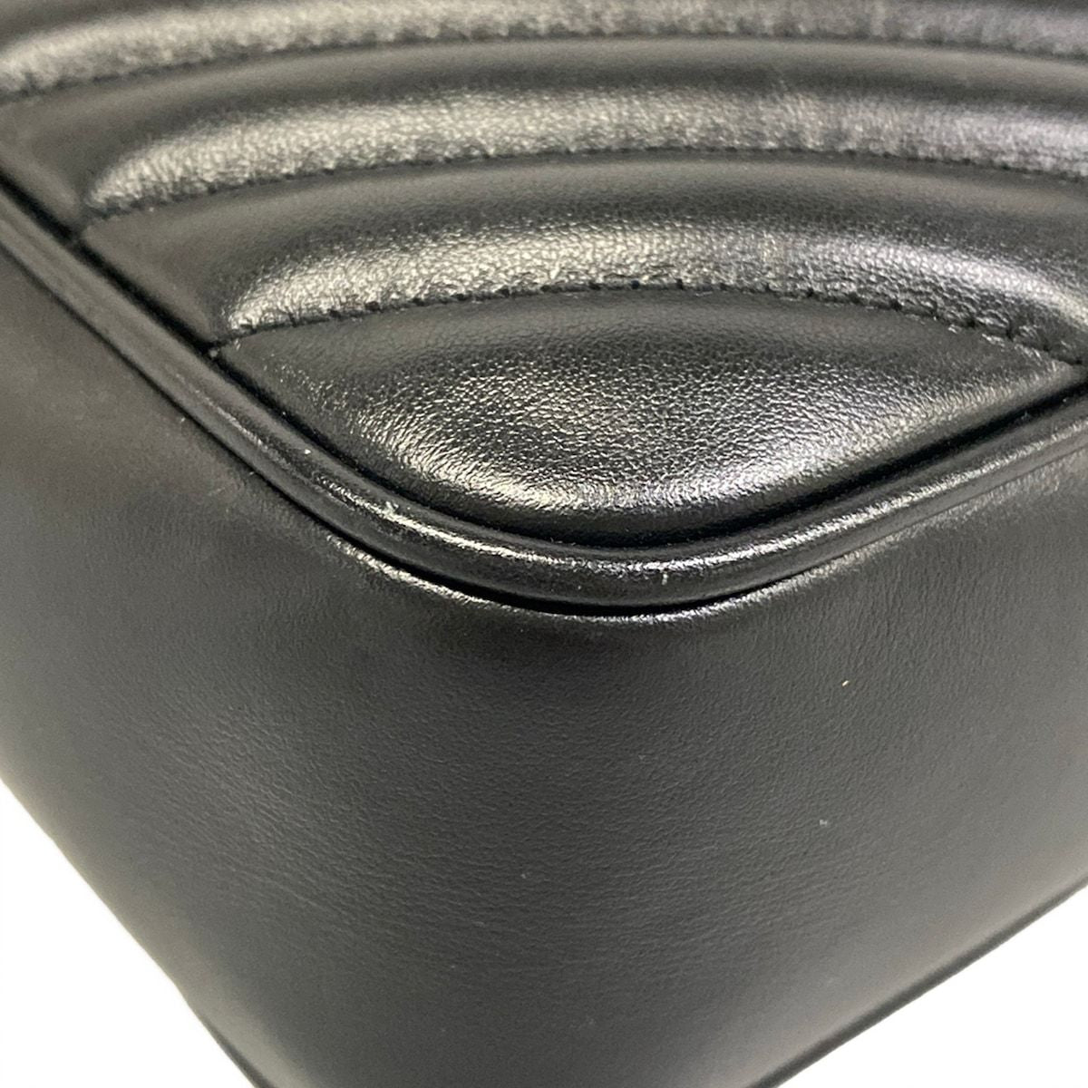 Saint Laurent Paris Shoulder Bag Black Leather — view 6