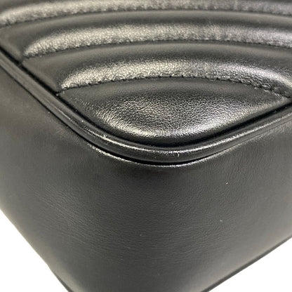 Saint Laurent Paris Shoulder Bag Black Leather — view 6