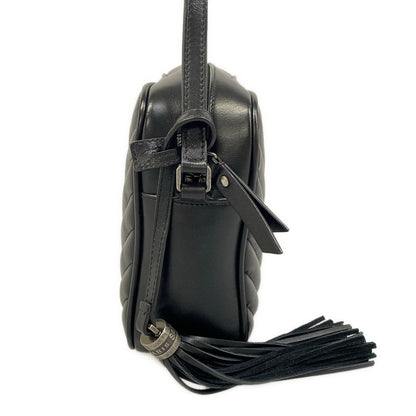 Saint Laurent Paris Shoulder Bag Black Leather — view 2