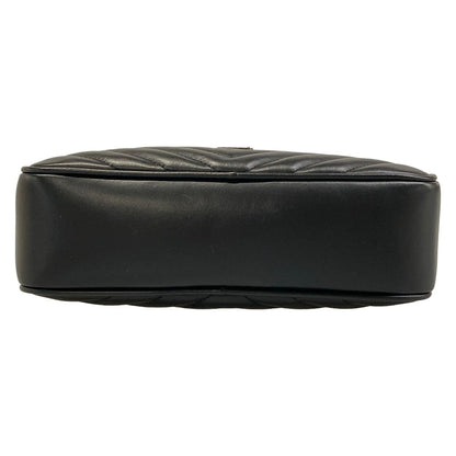 Saint Laurent Paris Shoulder Bag Black Leather — view 5