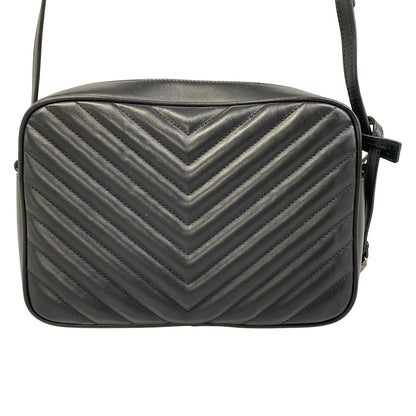 Saint Laurent Paris Shoulder Bag Black Leather — view 3