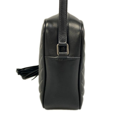 Saint Laurent Paris Shoulder Bag Black Leather — view 4