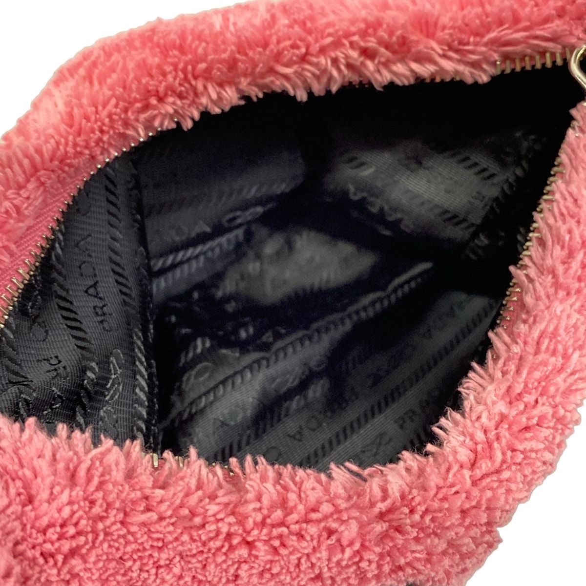 Prada Handbag Terry Mini Pink Re Edition — view 7