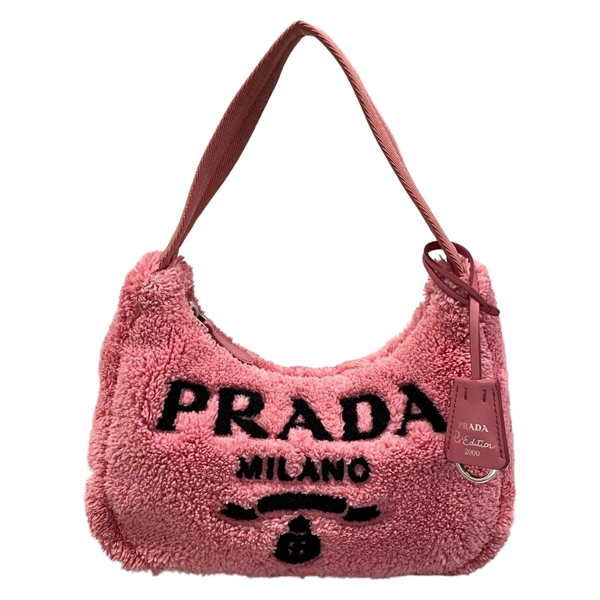 Prada Handbag Terry Mini Pink Re Edition