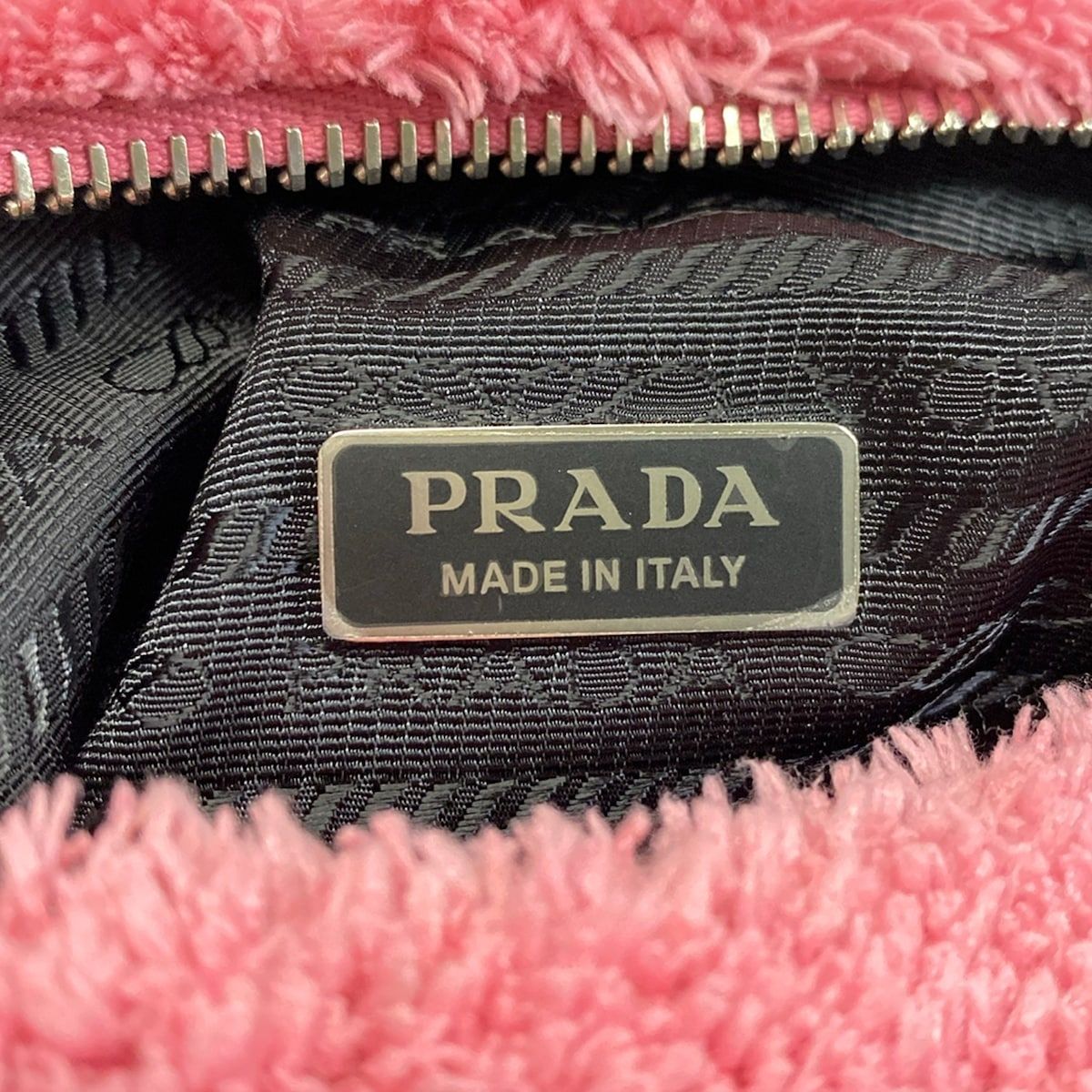 Prada Handbag Terry Mini Pink Re Edition — view 9