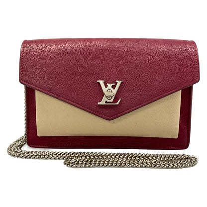 Louis Vuitton Shoulder Bag Lockme Pochette Chain Ridouvent Etain Cles Leather