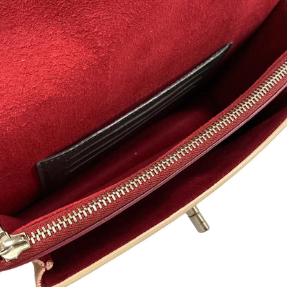 Louis Vuitton Shoulder Bag Lockme Pochette Chain Ridouvent Etain Cles Leather — view 7