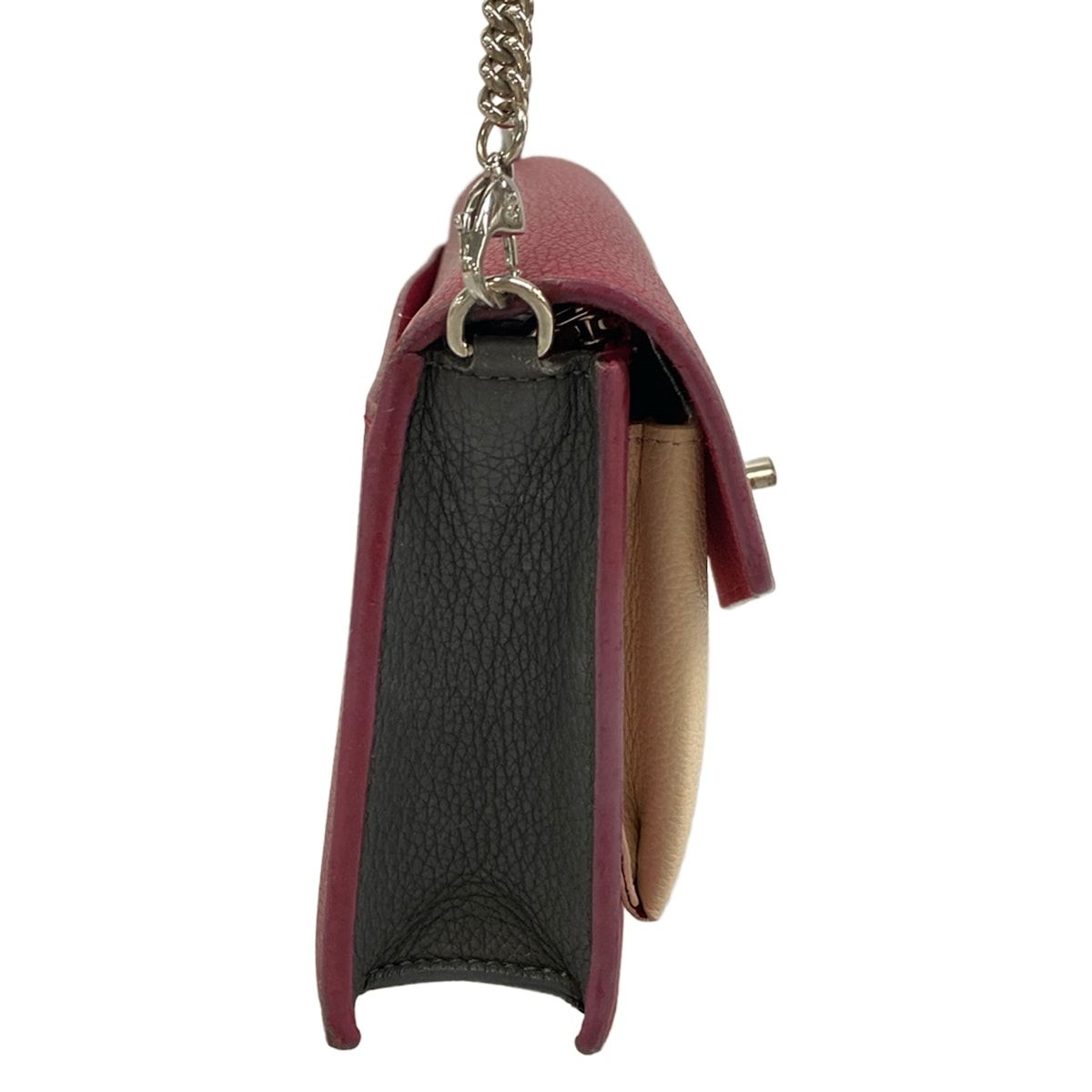 Louis Vuitton Shoulder Bag Lockme Pochette Chain Ridouvent Etain Cles Leather — view 2