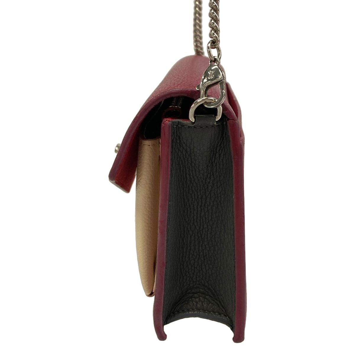 Louis Vuitton Shoulder Bag Lockme Pochette Chain Ridouvent Etain Cles Leather — view 4