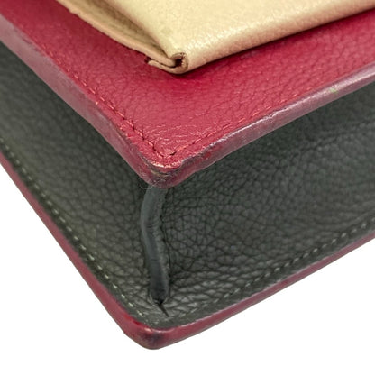 Louis Vuitton Shoulder Bag Lockme Pochette Chain Ridouvent Etain Cles Leather — view 6