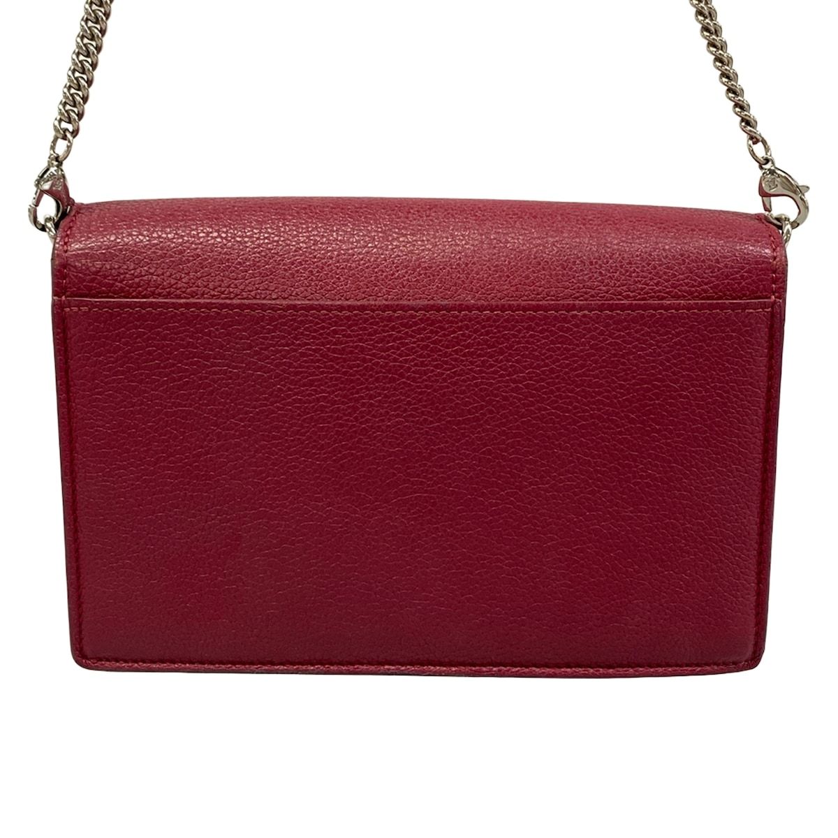 Louis Vuitton Shoulder Bag Lockme Pochette Chain Ridouvent Etain Cles Leather — view 3