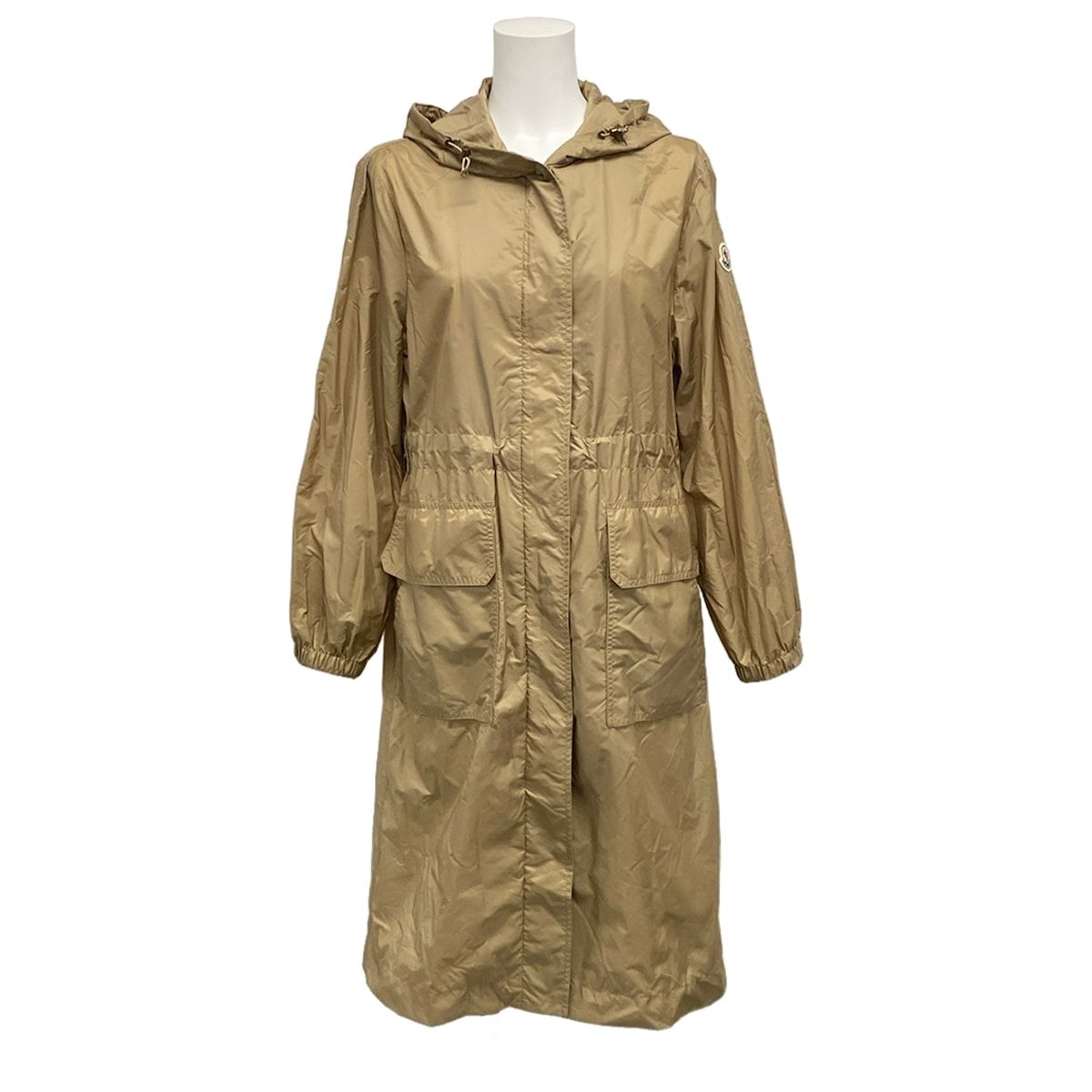 Moncler Coat 00 XS Hiengos Beige Long Sleeve Zip Up Spring Autumn