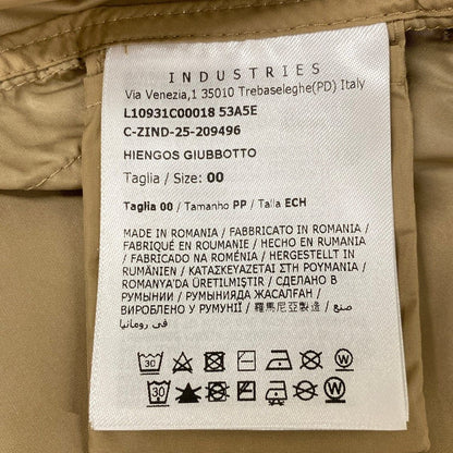 Moncler Coat 00 XS Hiengos Beige Long Sleeve Zip Up Spring Autumn — view 4