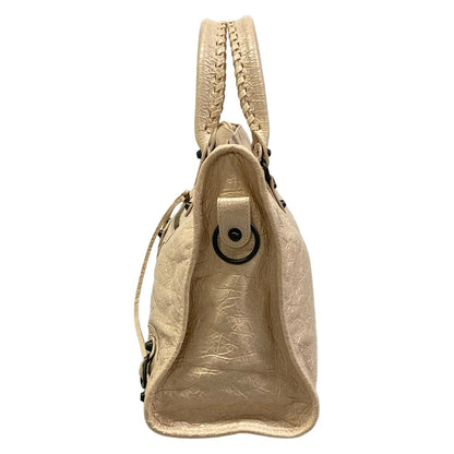 Balenciaga Handbag le City Pink Beige Leather — view 4