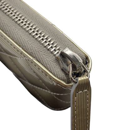 Chanel Wallet Quilted Classic Long Zip CC Logo Patent — view 7