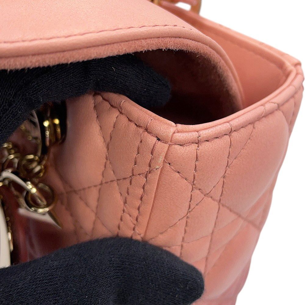 Dior Handbag Lady Dior Cannage Leather 2-Way — view 9