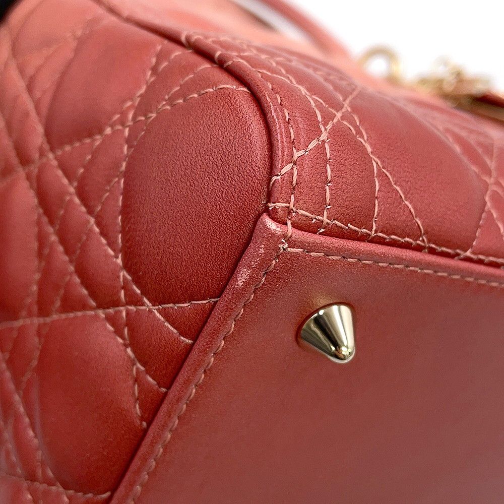 Dior Handbag Lady Dior Cannage Leather 2-Way — view 7