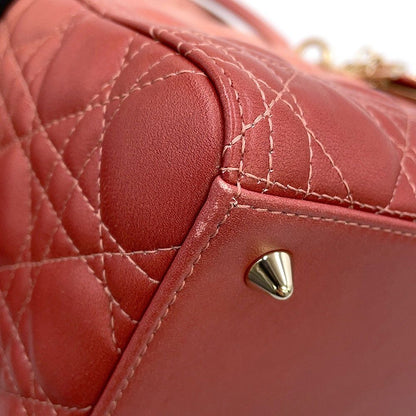 Dior Handbag Lady Dior Cannage Leather 2-Way — view 7