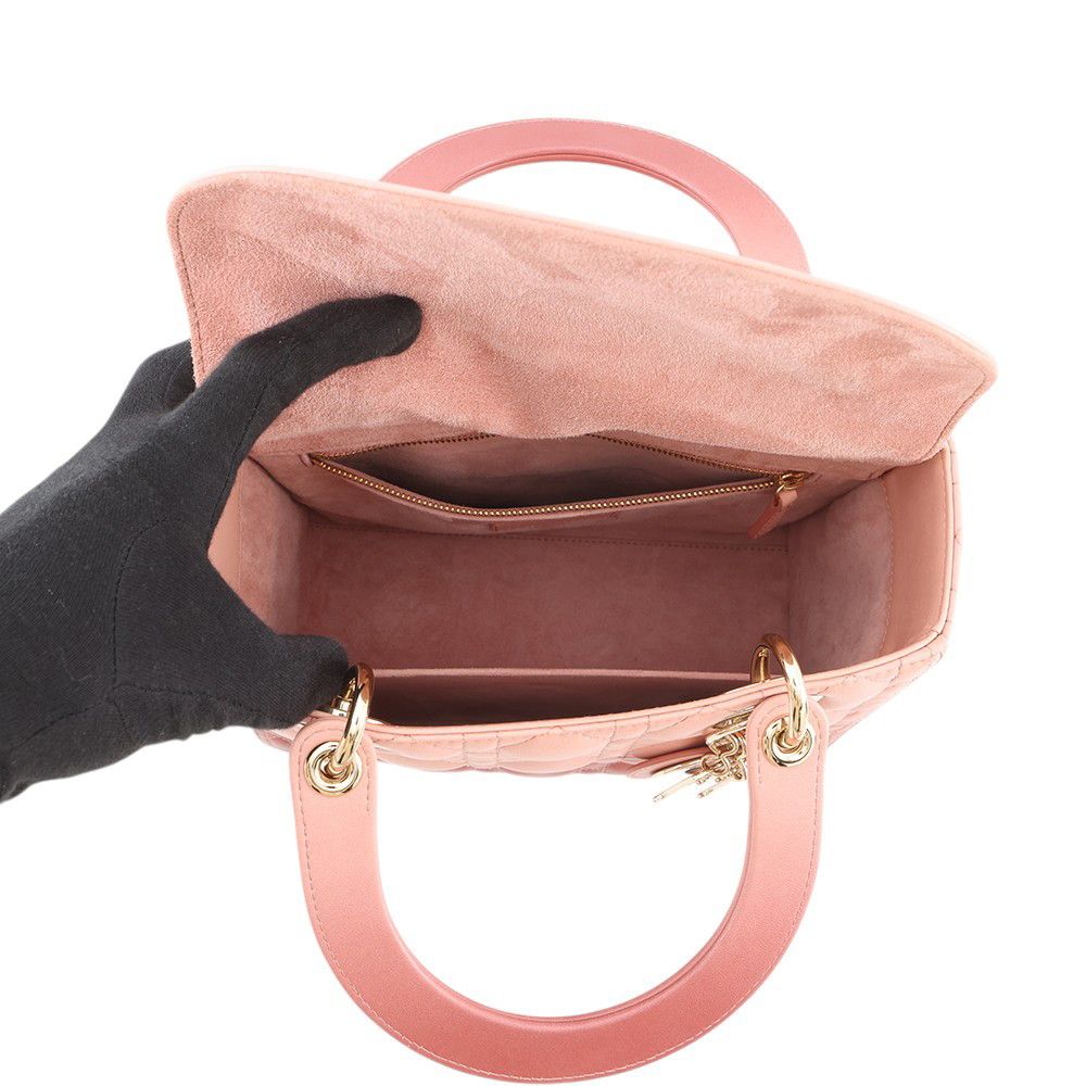 Dior Handbag Lady Dior Cannage Leather 2-Way — view 6