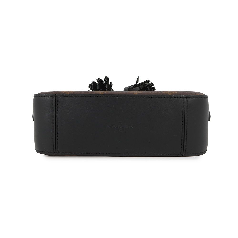 Louis Vuitton Shoulder Bag Monogram Saintonge Tassel Black — view 3