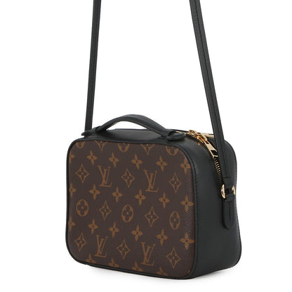 Louis Vuitton Shoulder Bag Monogram Saintonge Tassel Black — view 2