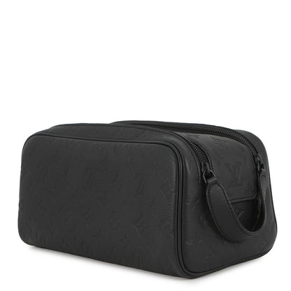 Louis Vuitton Clutch Monogram Shadow Dopp Kit Black — view 2