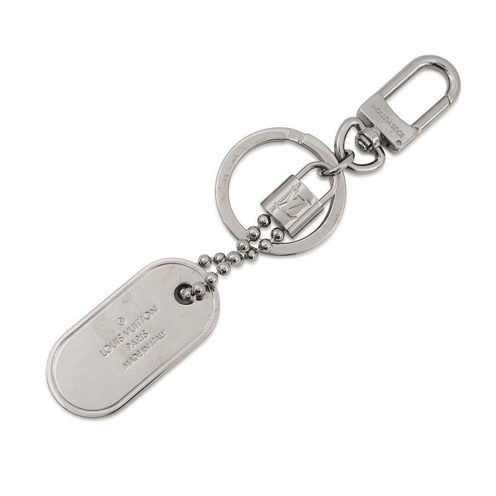 Louis Vuitton Key Holder Monogram Eclipse Porte Cles Tab Black — view 3
