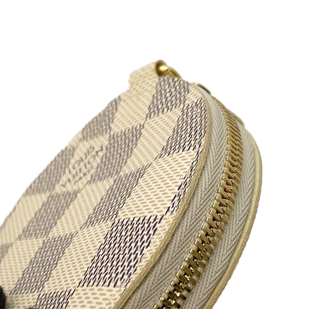 Louis Vuitton Coin Case Damier Azur Porte-Monnaie Ron Vivienne Wallet Purse — view 6