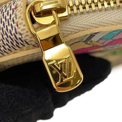 Louis Vuitton Coin Case Damier Azur Porte-Monnaie Ron Vivienne Wallet Purse — view 8