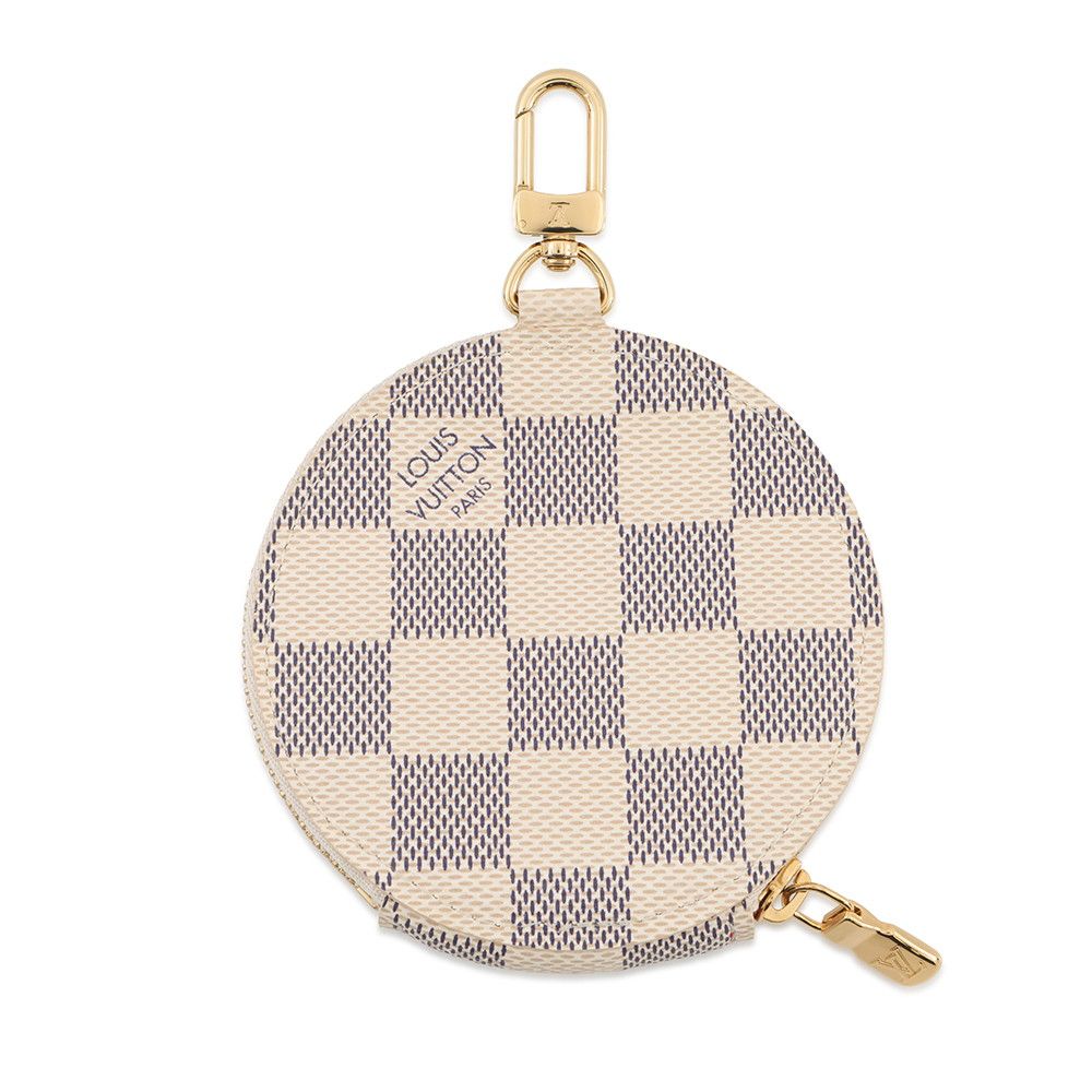 Louis Vuitton Coin Case Damier Azur Porte-Monnaie Ron Vivienne Wallet Purse — view 3