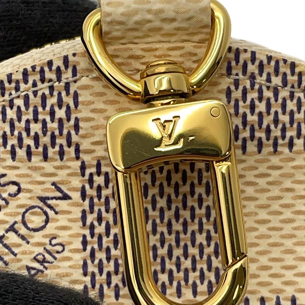 Louis Vuitton Coin Case Damier Azur Porte-Monnaie Ron Vivienne Wallet Purse — view 9