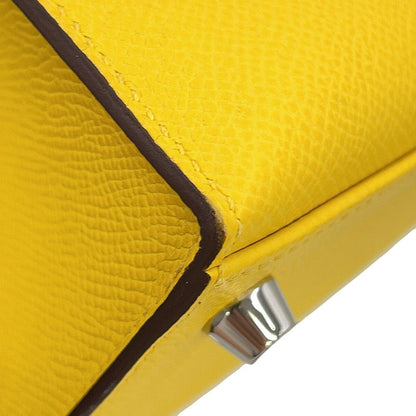 Hermes Handbag Kelly 25 Sellier Jo Nunapur Silver Epsom 2-Way Bag — view 6