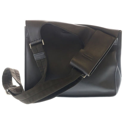 Prada Leather Silver Sling Shoulder Bag Black — view 2