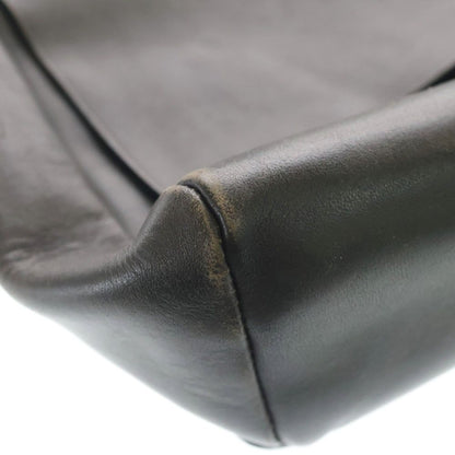 Prada Leather Silver Sling Shoulder Bag Black — view 6