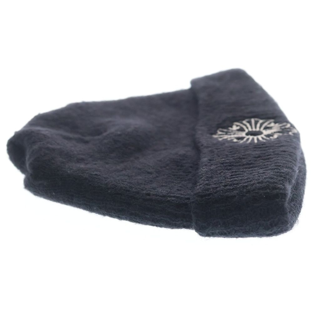 Chrome Hearts Wool Watch Cap CH Plus Embroidery Beanie Black Hat — view 4