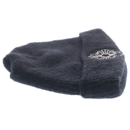 Chrome Hearts Wool Watch Cap CH Plus Embroidery Beanie Black Hat — view 4
