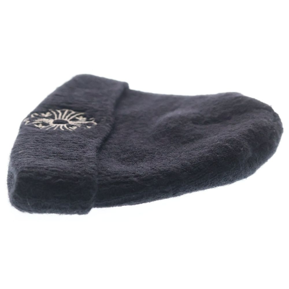 Chrome Hearts Wool Watch Cap CH Plus Embroidery Beanie Black Hat — view 3