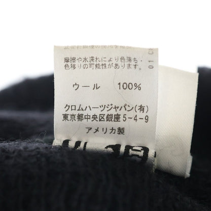 Chrome Hearts Wool Watch Cap CH Plus Embroidery Beanie Black Hat — view 8