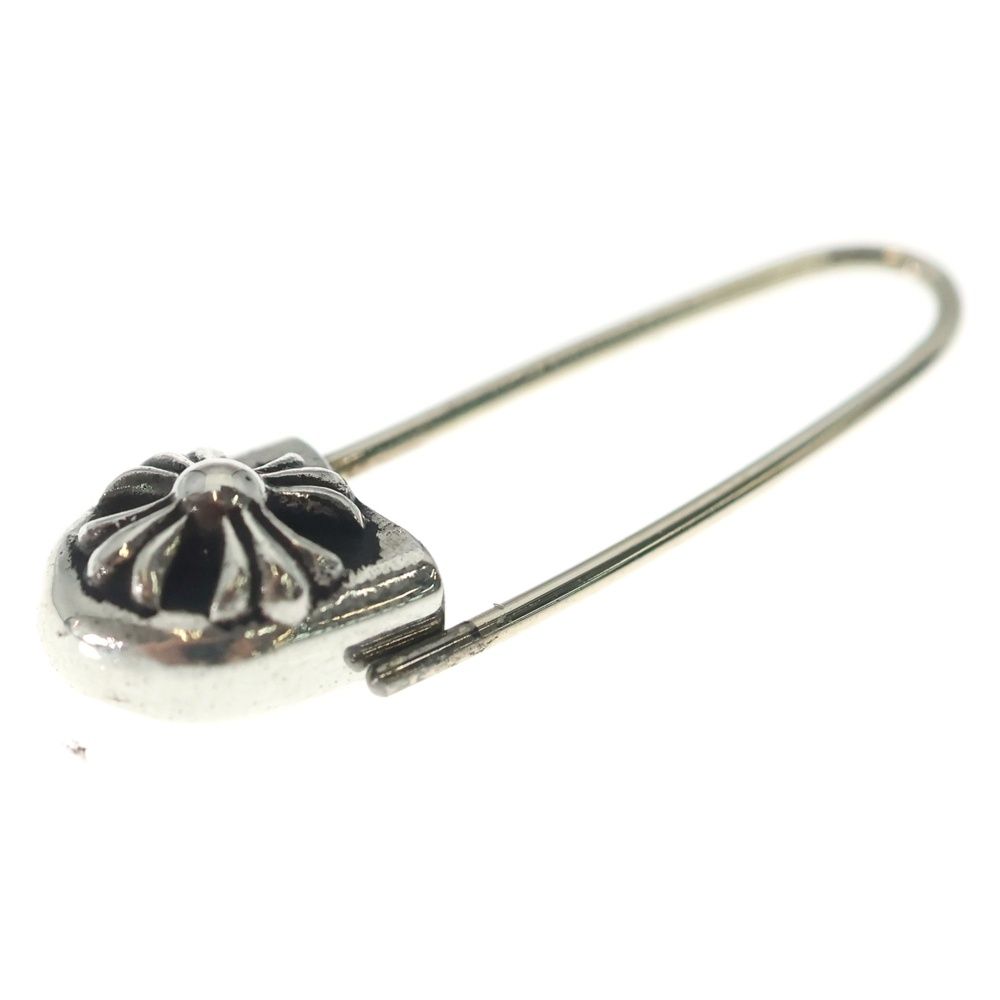 Chrome Hearts ER Safety Pin Silver Earrings — view 5